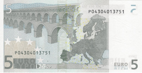 P 1P European Union 5 Euro Year 2002) (Duisenberg)